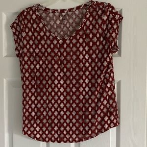 Loft burnt orange tee